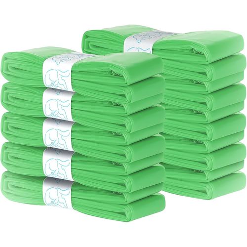 Wagner-10 Films Poubelles À Couches Et Recharges,Recharge Poubelle A Couche,Poubelle Couche Bebe,Compatibles Avec Pour Angelcare Recharge Poubelle Et Pour Tommee Tippee Recharge Poubelle Grande Capacité Vert