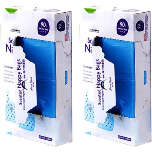 Wagner-Sacs À Couches Parfumés Pour Bébé,Parfumée Diaper Sac De Couches Jetables,Sac Parfumé Pour Couches,Sac À Couches Jetables Pour Bébé,Sacs À Couches Jetables Avec Poignée À Noue