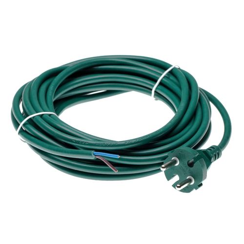 Câble d'alimentation vhbw compatible avec l'aspirateur Vorwerk Tiger 260, 251, 250, 252, 265, 270 - câble de 7 m 2000 W, câble de raccordement