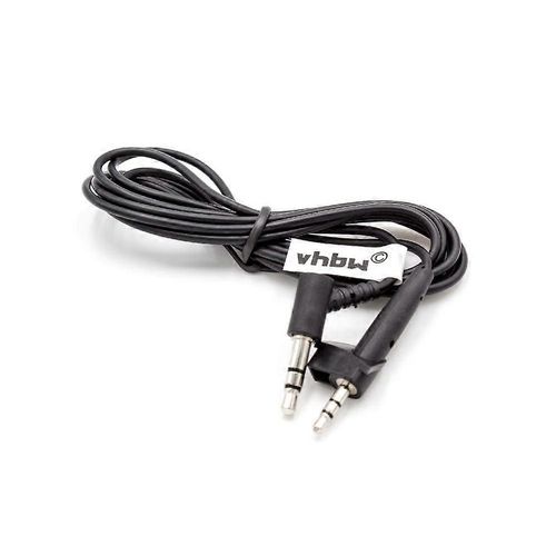 Vhbw Audio Aux Câble Compatible Avec Bose Ae2, Ae2i Casque - Câble Audio Prise Jack 3,5 Mm, 120 Cm Noir