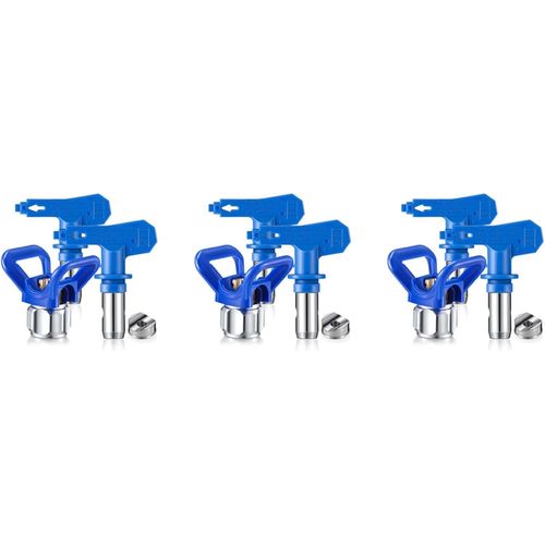 locke-9 Pièces Embouts De Pulvérisation Airless Pulvérisateur De Peinture Embout Garde Buse De Remplacement Du Siège Pour Airless Peinture En Aérosol Buse(211,311)