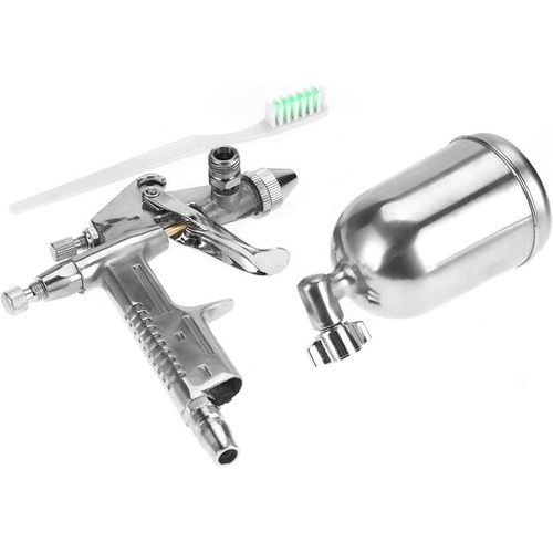 locke-Pistolet À Air,Buse De 0,5 Mm 125 Ml Mini Pistolet De Pulvérisation De Peinture Pneumatique Professionnel Pour La Réparation De Peinture De Camion De Voiture