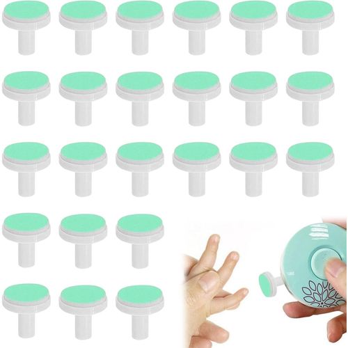 Letnerny-24 Pi¿¿Ces Lime Ongle Bebe Tampons,Tondeuse ¿¿ Ongles De Remplacement,Tampons De Remplacement De Lime ¿¿ Ongles B¿¿B¿¿,Accessoires De Remplacement De Ponceuse Electrique Pour Coupe Ensembles Manu 
