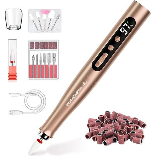 Letnerny-Ponceuse Pour Ongles,Lime A Ongle Electrique Sans Fil,Ponceuse ¿¿ Ongles Pour Acrylique Gel Ongle,Manucure Et P¿¿Dicure Kit Rechargeable Pour Salon Et Maison