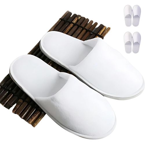 Letnerny-Pimpam Factory - Chaussons Invités Lot Jetables À U Multiple - Pantoufles Invités - Chausson Invité Lavable Maison Antidérapant Lavable - Fabriqués En Espagne Label Itel