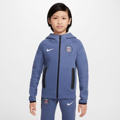 Sweat À Capuche Zippé Psg Nike Tech Fleece - Bleu - Enfant