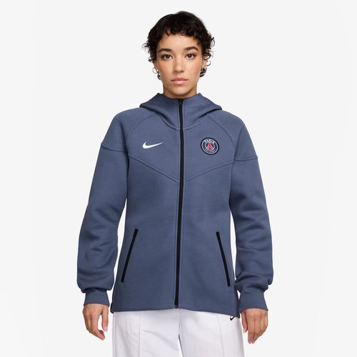 Sweat À Capuche Zippé Psg Nike Tech Fleece - Bleu - Femme