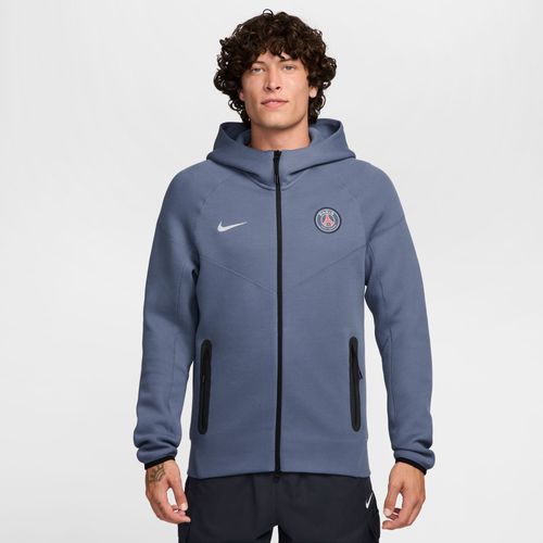 Sweat À Capuche Zippé Psg Nike Tech Fleece - Bleu
