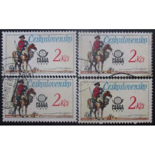 Tchecoslovaquie N°2215 X 4 Oblitéré