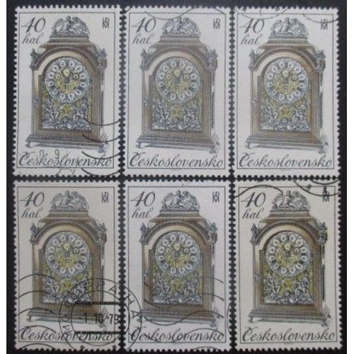 Tchecoslovaquie N°2355 X 6 Oblitéré