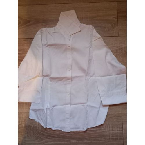 Haut Fantaisie Blanc Manches 3/4 Marque Kiabi Taille M