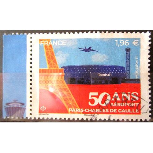 2024. F5763: 50 Ans Aéroport Paris - Charles De Gaulle.