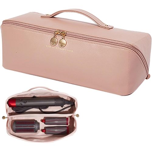 Rangement Dyson Airwrap, Sac De Voyage Pour Dyson Airwrap Styler/Shark Flexstyle/Hair Curler, Étui Dyson Airwrap Avec Grande Ouverture, Sac De Rangement De Voyage Portable (Rose)[Cis6161072]