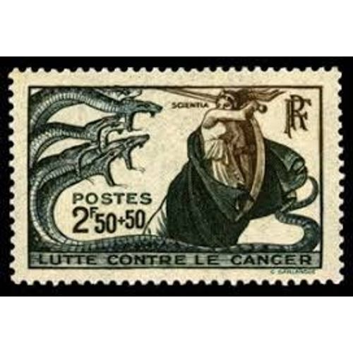 Lutter Contre Le Cancer Année 1941 N° 496 Yvert Et Tellier Luxe
