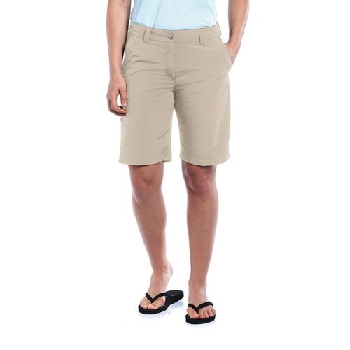 Maier Sports - Women's Nidda - Short Taille 42 - Regular, Beige