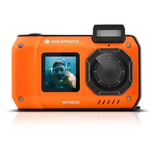 Cámara Digital Deportiva AgfaPhoto Realishot WP9500- 24MP- Naranja