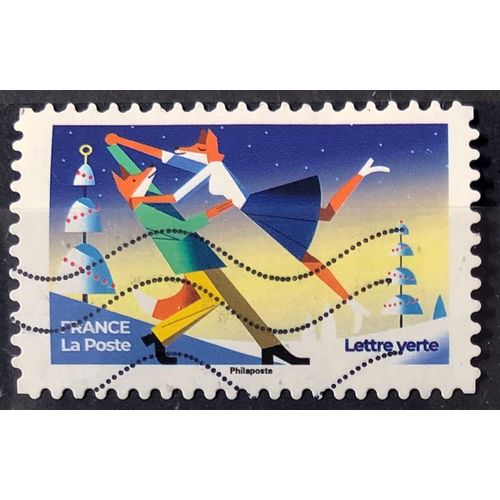 Voeux / Noel Féérique 2022 (Très Joli N° 2216) Obl - France Année 2022 - Brn83 - N33652