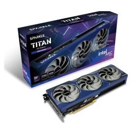 SPARKLE Intel Arc B580 TITAN OC - Carte graphique - Arc B580 - 12 Go GDDR6 - PCIe 4.0 x8 - 3 x DisplayPort, HDMI