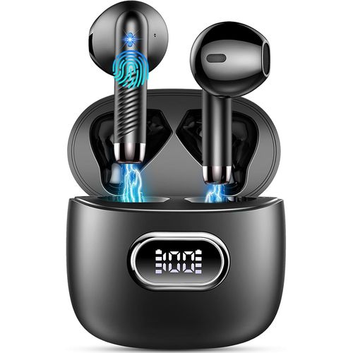 Ecouteurs Bluetooth Sans Fil, Écouteurs Sans Fil 5.4 Avec 4 Enc Réduction Antibruit Mics, 42 Heures Casque Bluetooth Hifi Estéreo Reducción, Oreillette B Luetooth Ip7 Étanche,[FIL6161876]
