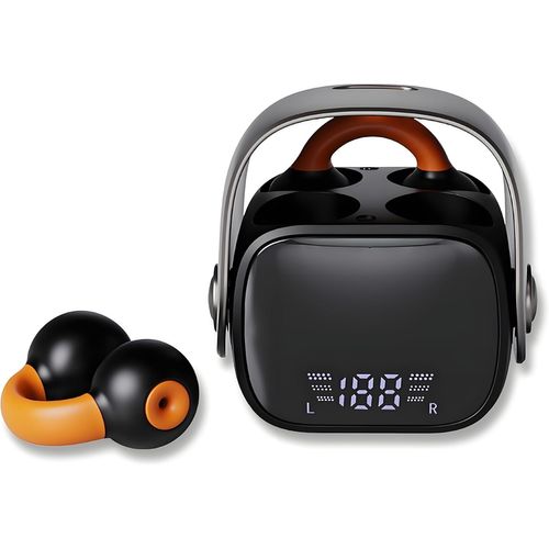 Écouteurs Bluetooth À Clip Sans Fil - Conduction Osseuse Mini Léger - Confort Pour Running/Gym/Fitness (Noir) - Oreillette Sport Anti-Douleur[FIL6162075]