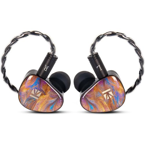 Kbear Kb02 Écouteurs In Ear Monitor Pour Musiciens,Casque Iem Filaires Avec Conduction Osseuse À Pièce Élastique Et Diaphragme Plaqué Béryllium Dd,Basses Puissantes,Casque Dj[FIL6161338]