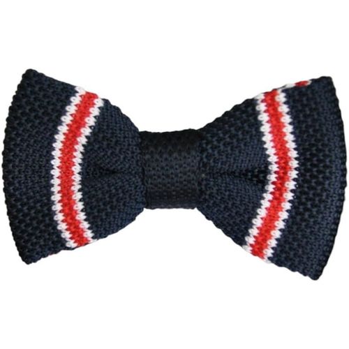 Men's Striped Knit Bow Tie-Modern & Casual Look | Stylish Accessory For Wedding,Party,Ceremony