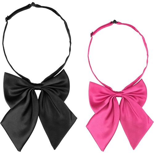 Pre-Tied Bow Tie With Adjustable Neck Strap Cute Bow Tie 2pcs.[K143]