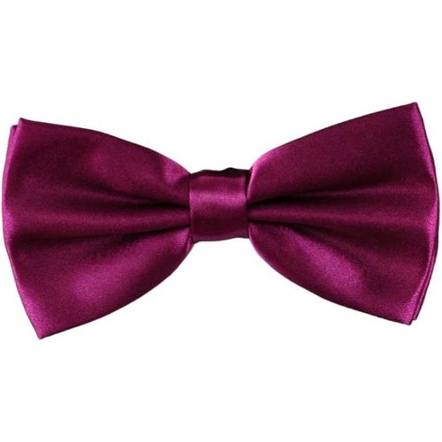 Men's Classic Plain Bow Tie. Satin Touch For Special Occasions.[K190]