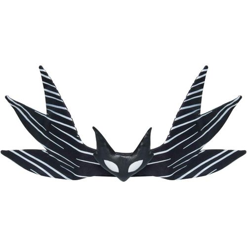 Jack Skellington Halloween Cosplay Costume Accessories,Christmas Bow,Black/White,One Size