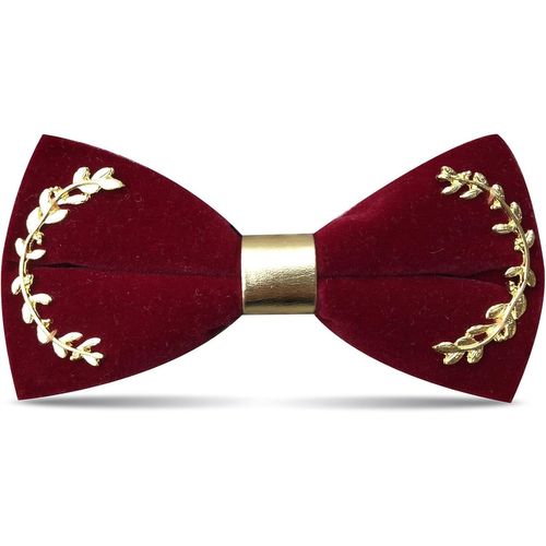 Men's Bow Tie With Hook And Loop Adjustable Velvet Bow For Wedding Party Orgy Celebration