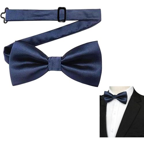 N?Ud Papillon Tendance Pré-Noué Pour Homme-Couleur Unie-Réglable-Col Formel-Pour Chemise D'affaires,Fête,Travail,Bal,Dîner,Mariage.[K569]