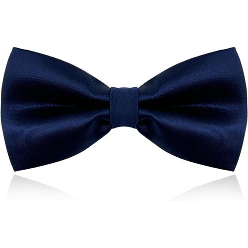 N?Ud Papillon Pré-Noué Réglable De Couleur Unie Pour Homme U2013 N?Ud Papillon Classique En Satin Noir Pour Mariages,Fêtes,Événements Formels U2013 Collier À Longueur Réglable Pour Homme