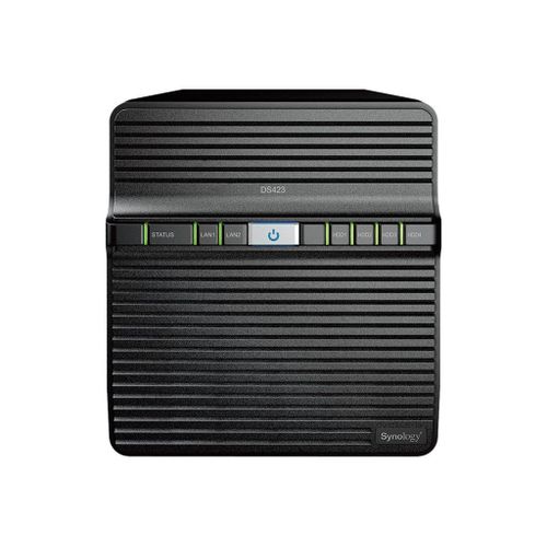 Synology Disk Station DS423 - Serveur NAS - 4 Baies - SATA 6Gb/s - RAID JBOD, 0, 1, 5, 6, 10 - RAM 2 Go - Gigabit Ethernet - iSCSI support