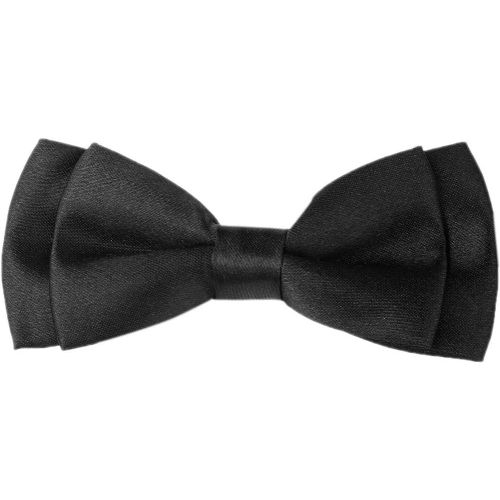N?Ud Papillon Polyester-2 Noir Femmes Hommes Courroie De Cou Réglable