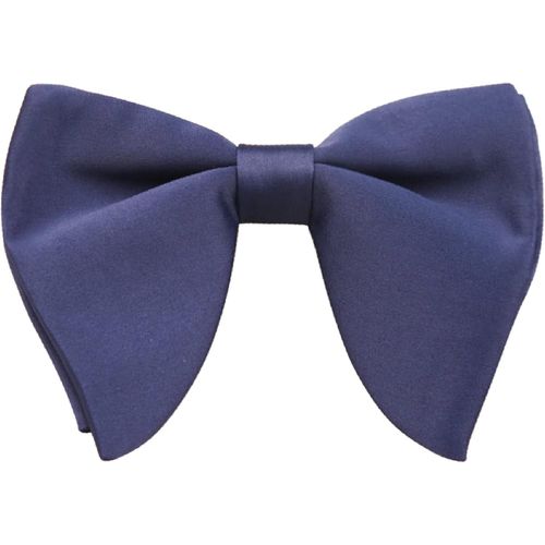 Men's Large Bow Tie Oversize Oversize Open Tie With Adjustable Hook Closure-Solid Color.[K428]
