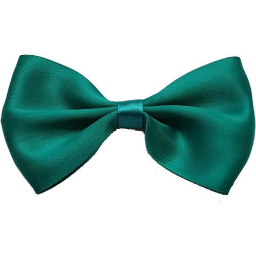 Kids Boys Pre-Tied Satin Bow Tie Plain Bow Tie For Wedding Party Adjustable Formal Bow Tie-Elastic Band.[K596]