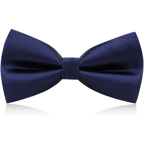 N?Ud Papillon Classique Pré-Noué Pour Homme-N?Ud Papillon Réglable En Satin-Couleur Unie-N?Ud Papillon Formel Pour Mariage,Fête