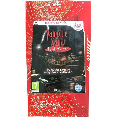 Jeu Pc Vampire Saga: Pandora¿S Box ¿ Objets Cachés ¿ Vf Intégrale ¿ Thriller Sombre Et Mystérieux ¿ Pegi 7 ¿ Vendu Par Blaspo Fr