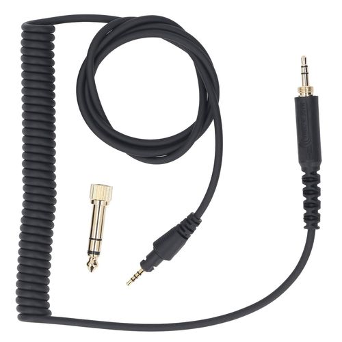 Câble Audio Pour Casque Avec Prise 3,5 Mm, Adaptateur 6,3 Mm Pour Dj Hdj Cue1 Hdj Cue1Bt Hdj X5 Hdj X7 Hdj S7, Câble Audio D'Extension À Ressort Long[FIL6163793]