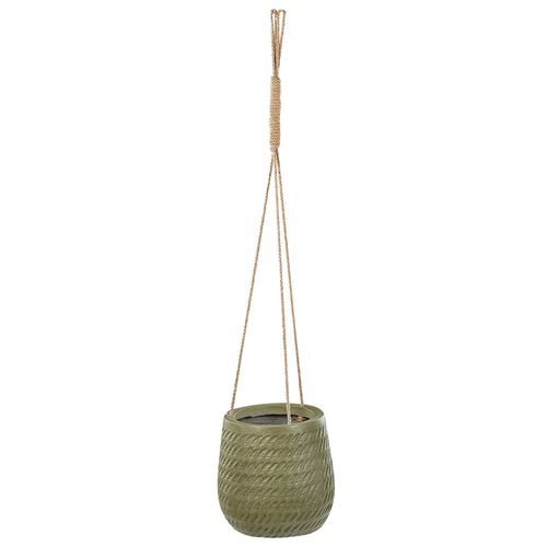 Pot De Fleurs Suspendu D 20 Cm Vert Livadia