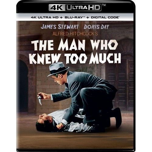 The Man Who Knew Too Much [Ultra Hd] With Blu-Ray, 4k Mastering, Digital Copy, Subtitled