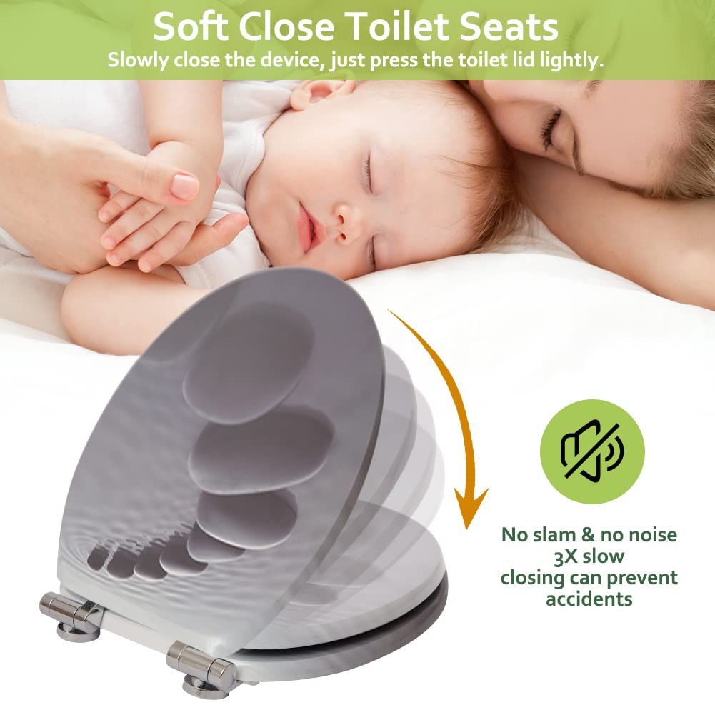 Abattant WC frein de chute soft close siège de toilette cuvette