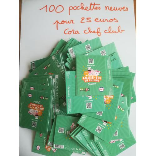 100 Pochettes Cora Chef Club