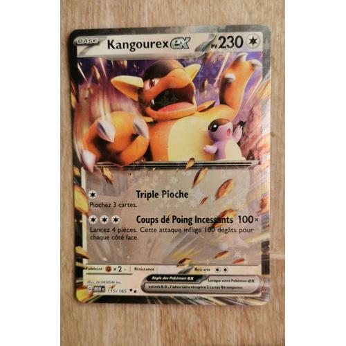 Kangourex Ex 115/165 Ultra Rare Pokemon 151