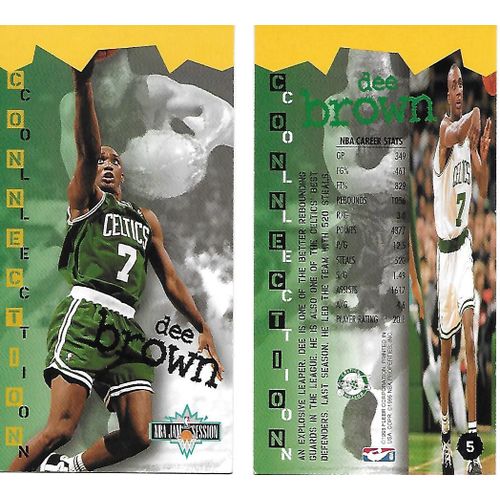 Carte Nba Jam Session 95/96 - Dee Brown - N° 5
