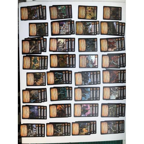 Warcry Ccg - Cartes Warhammer - Sabertooth Games - Lot De Cartes Collection Elfes Noirs