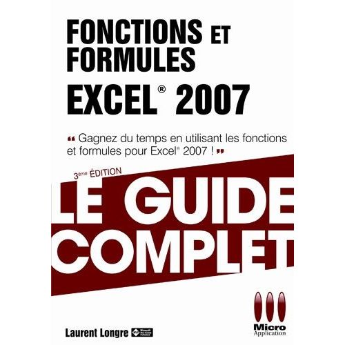 Fonctions Et Formules Excel 2007