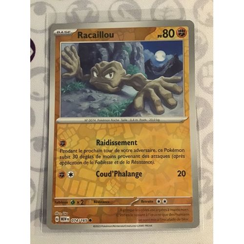 Racaillou Reverse 074/165 Mew 151