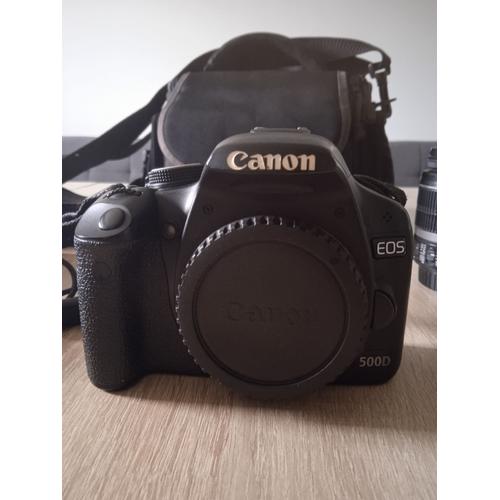 Canon EOS 500D reflex 15.1 mpix + objectifs et accessoires