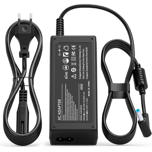 HP 45W Laptop PC Charger for HP Probook 430 440 450 470 Elitebook 840 850 250 255 G3 G4 G5 G6 G7 G8 Pavilion X360 Notebook 13 14 15 Series Power Adapter 19.5V 2.31A